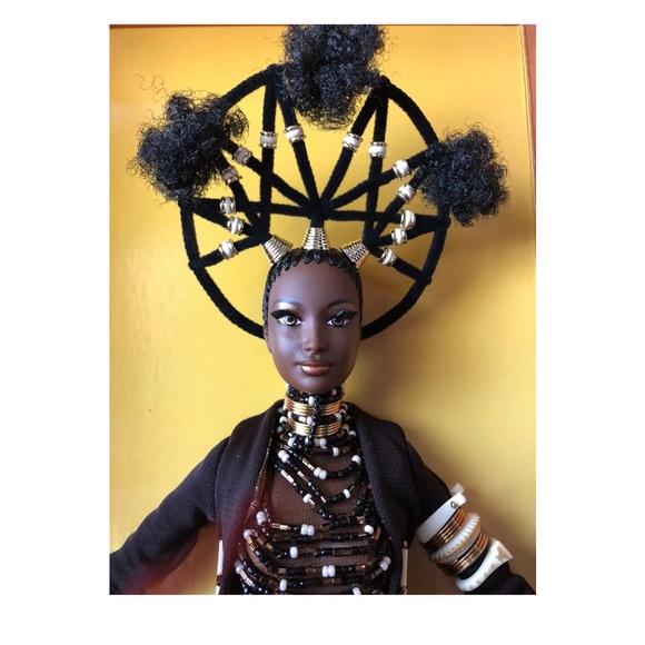MOJA Treasures of Africa Byron Lars Barbie Doll African American AA SHIPPER NRFB - Picture 7 of 7